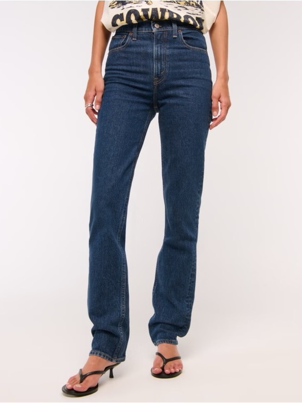 Abercrombie Ultra High Rise 90s Straight Jean